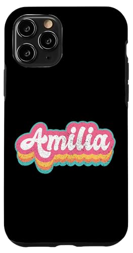 Amilia Vorname Mädchen Vintage 70er 80er Jahre Personalisiert Hülle für iPhone 11 Pro Amilia Vorname Mädchen Vintage 70er 80er Jahre Personalisiert Hülle für iPhone 11 Pro von Retro Groovy Name Mothers Day outfit For Women