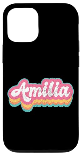 Amilia Vorname Mädchen Vintage 70er 80er Jahre Personalisiert Hülle für iPhone 12/12 Pro Amilia Vorname Mädchen Vintage 70er 80er Jahre Personalisiert Hülle für iPhone 12/12 Pro von Retro Groovy Name Mothers Day outfit For Women
