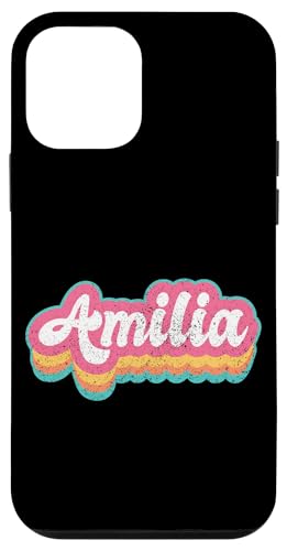 Amilia Vorname Mädchen Vintage 70er 80er Jahre Personalisiert Hülle für iPhone 12 mini Amilia Vorname Mädchen Vintage 70er 80er Jahre Personalisiert Hülle für iPhone 12 mini von Retro Groovy Name Mothers Day outfit For Women