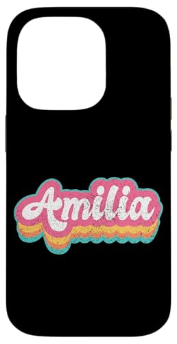 Amilia Vorname Mädchen Vintage 70er 80er Jahre Personalisiert Hülle für iPhone 14 Pro Amilia Vorname Mädchen Vintage 70er 80er Jahre Personalisiert Hülle für iPhone 14 Pro von Retro Groovy Name Mothers Day outfit For Women