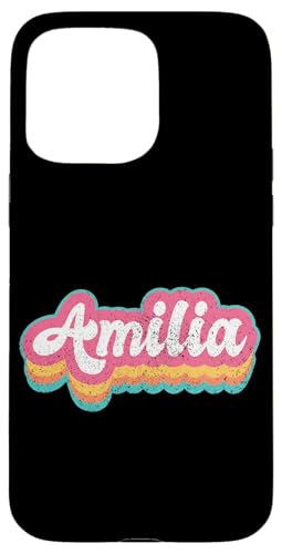 Amilia Vorname Mädchen Vintage 70er 80er Jahre Personalisiert Hülle für iPhone 15 Pro Max Amilia Vorname Mädchen Vintage 70er 80er Jahre Personalisiert Hülle für iPhone 15 Pro Max von Retro Groovy Name Mothers Day outfit For Women