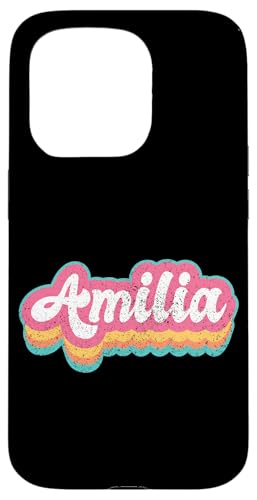 Amilia Vorname Mädchen Vintage 70er 80er Jahre Personalisiert Hülle für iPhone 15 Pro Amilia Vorname Mädchen Vintage 70er 80er Jahre Personalisiert Hülle für iPhone 15 Pro von Retro Groovy Name Mothers Day outfit For Women