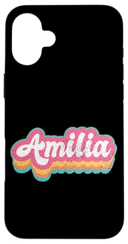 Amilia Vorname Mädchen Vintage 70er 80er Jahre Personalisiert Hülle für iPhone 16 Plus Amilia Vorname Mädchen Vintage 70er 80er Jahre Personalisiert Hülle für iPhone 16 Plus von Retro Groovy Name Mothers Day outfit For Women