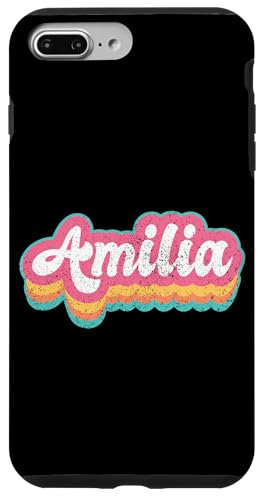 Amilia Vorname Mädchen Vintage 70er 80er Jahre Personalisiert Hülle für iPhone 7 Plus/8 Plus Amilia Vorname Mädchen Vintage 70er 80er Jahre Personalisiert Hülle für iPhone 7 Plus/8 Plus von Retro Groovy Name Mothers Day outfit For Women