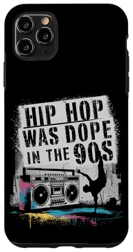 90er Hip Hop Vibes | Old School Sound Hülle für iPhone 11 Pro Max von Retro Hip Hop Culture