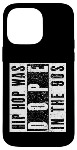 90er Hip Hop Vibes | Old School Sound Hülle für iPhone 14 Pro Max von Retro Hip Hop Culture