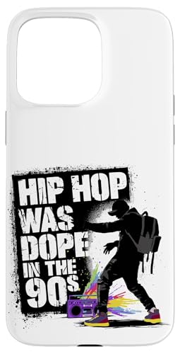90er Hip Hop Vibes | Old School Sound Hülle für iPhone 15 Pro Max von Retro Hip Hop Culture