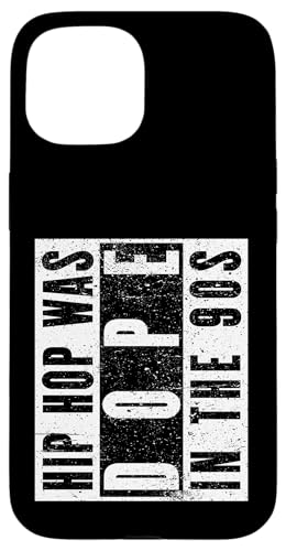 90er Hip Hop Vibes | Old School Sound Hülle für iPhone 15 von Retro Hip Hop Culture