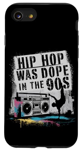 90er Hip Hop Vibes | Old School Sound Hülle für iPhone SE (2020) / 7 / 8 von Retro Hip Hop Culture