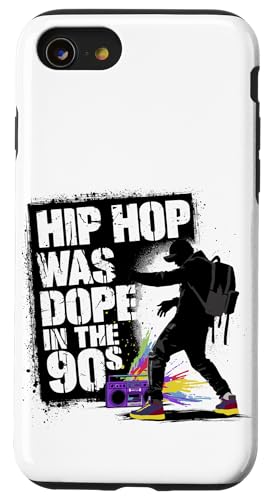 90er Hip Hop Vibes | Old School Sound Hülle für iPhone SE (2020) / 7 / 8 von Retro Hip Hop Culture