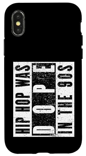 90er Hip Hop Vibes | Old School Sound Hülle für iPhone X/XS von Retro Hip Hop Culture