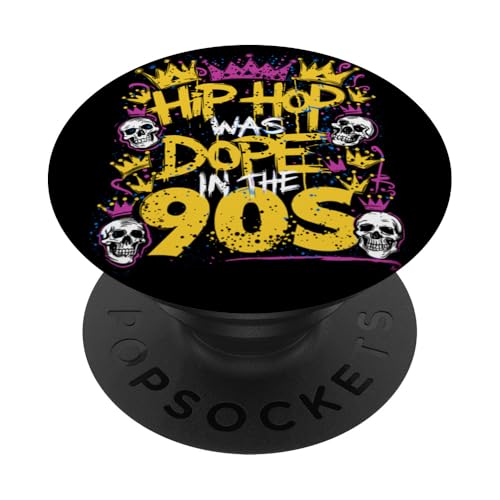 90er Hip Hop Vibes | Old School Sound PopSockets Klebender PopGrip 90er Hip Hop Vibes | Old School Sound PopSockets Klebender PopGrip von Retro Hip Hop Culture