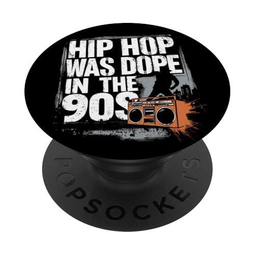 90er Hip Hop Vibes | Old School Sound PopSockets Klebender PopGrip 90er Hip Hop Vibes | Old School Sound PopSockets Klebender PopGrip von Retro Hip Hop Culture