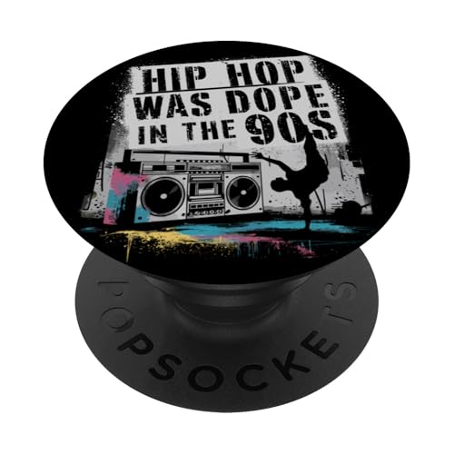 90er Hip Hop Vibes | Old School Sound PopSockets Klebender PopGrip 90er Hip Hop Vibes | Old School Sound PopSockets Klebender PopGrip von Retro Hip Hop Culture