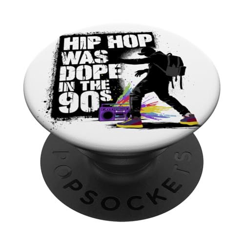 90er Hip Hop Vibes | Old School Sound PopSockets Klebender PopGrip 90er Hip Hop Vibes | Old School Sound PopSockets Klebender PopGrip von Retro Hip Hop Culture