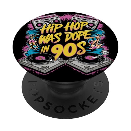 90er Hip Hop Vibes | Old School Sound PopSockets Klebender PopGrip 90er Hip Hop Vibes | Old School Sound PopSockets Klebender PopGrip von Retro Hip Hop Culture
