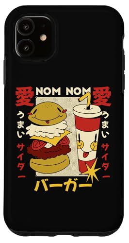 NOM NOM Kawaii Burger Japanisches Essen Anime Vintage Cartoon Hülle für iPhone 11 NOM NOM Kawaii Burger Japanisches Essen Anime Vintage Cartoon Hülle für iPhone 11 von Retro Kawaii Japanese Burger Anime Retro Comic