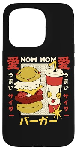 NOM NOM Kawaii Burger Japanisches Essen Anime Vintage Cartoon Hülle für iPhone 15 Pro NOM NOM Kawaii Burger Japanisches Essen Anime Vintage Cartoon Hülle für iPhone 15 Pro von Retro Kawaii Japanese Burger Anime Retro Comic