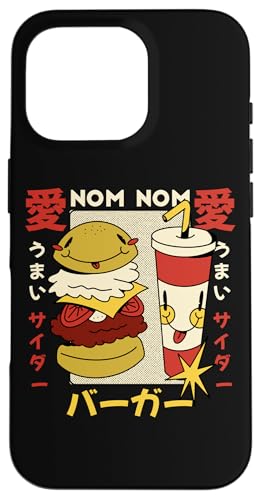 NOM NOM Kawaii Burger Japanisches Essen Anime Vintage Cartoon Hülle für iPhone 16 Pro NOM NOM Kawaii Burger Japanisches Essen Anime Vintage Cartoon Hülle für iPhone 16 Pro von Retro Kawaii Japanese Burger Anime Retro Comic