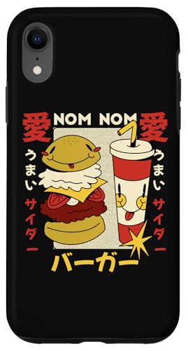 NOM NOM Kawaii Burger Japanisches Essen Anime Vintage Cartoon Hülle für iPhone XR NOM NOM Kawaii Burger Japanisches Essen Anime Vintage Cartoon Hülle für iPhone XR von Retro Kawaii Japanese Burger Anime Retro Comic