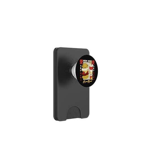 NOM NOM Kawaii Burger Japanisches Essen Anime Vintage Cartoon PopSockets PopWallet für MagSafe NOM NOM Kawaii Burger Japanisches Essen Anime Vintage Cartoon PopSockets PopWallet für MagSafe von Retro Kawaii Japanese Burger Anime Retro Comic