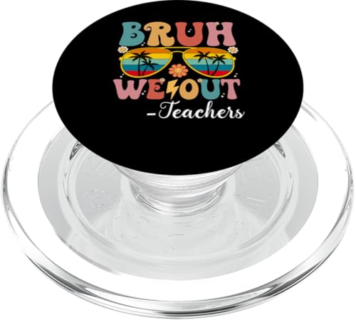 Bruh We Out Teachers, alles Gute zum letzten Schultag, Retro PopSockets PopGrip für MagSafe Bruh We Out Teachers, alles Gute zum letzten Schultag, Retro PopSockets PopGrip für MagSafe von Retro Last Day Of School Gifts