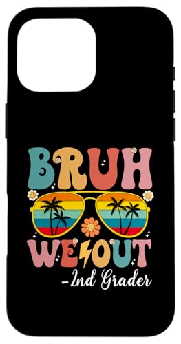 Bruh We Out Zweitklässler Happy Last Day Of School Retro Hülle für iPhone 16 Pro Max Bruh We Out Zweitklässler Happy Last Day Of School Retro Hülle für iPhone 16 Pro Max von Retro Last Day Of School Gifts