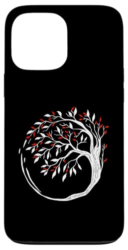 Life Tree Circle - Minimalistischer Esoterischer Bonsai Hülle für iPhone 13 Pro Max Life Tree Circle - Minimalistischer Esoterischer Bonsai Hülle für iPhone 13 Pro Max von Retro Life Tree Apparel Gifts
