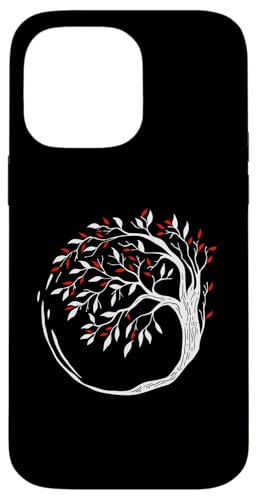Life Tree Circle - Minimalistischer Esoterischer Bonsai Hülle für iPhone 14 Pro Max Life Tree Circle - Minimalistischer Esoterischer Bonsai Hülle für iPhone 14 Pro Max von Retro Life Tree Apparel Gifts