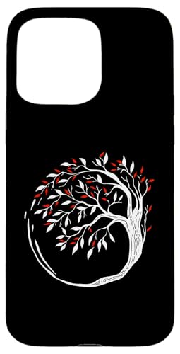 Life Tree Circle - Minimalistischer Esoterischer Bonsai Hülle für iPhone 15 Pro Max Life Tree Circle - Minimalistischer Esoterischer Bonsai Hülle für iPhone 15 Pro Max von Retro Life Tree Apparel Gifts