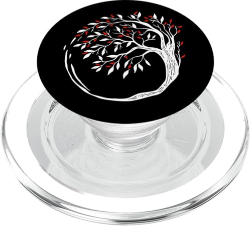 Life Tree Circle - Minimalistischer Esoterischer Bonsai PopSockets PopGrip für MagSafe Life Tree Circle - Minimalistischer Esoterischer Bonsai PopSockets PopGrip für MagSafe von Retro Life Tree Apparel Gifts