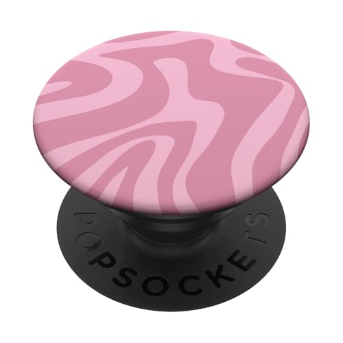 Rosa flüssiger Wirbel abstraktes ästhetisches Muster PopSockets Klebender PopGrip Rosa flüssiger Wirbel abstraktes ästhetisches Muster PopSockets Klebender PopGrip von Retro Liquid Swirl Abstract Aesthetic Designs