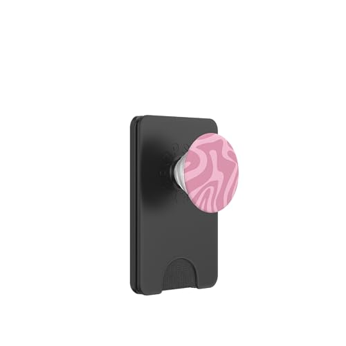 Rosa flüssiger Wirbel abstraktes ästhetisches Muster PopSockets PopWallet für MagSafe Rosa flüssiger Wirbel abstraktes ästhetisches Muster PopSockets PopWallet für MagSafe von Retro Liquid Swirl Abstract Aesthetic Designs