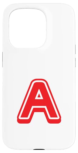 Buchstabe "A", Retro-Design, Rot Hülle für iPhone 15 Pro Buchstabe "A", Retro-Design, Rot Hülle für iPhone 15 Pro von Retro Outline Letter Tees