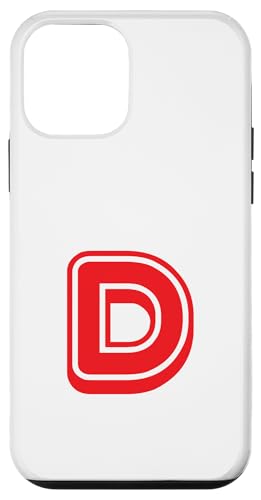 Buchstabe "D", Retro-Design, Rot Hülle für iPhone 12 mini Buchstabe "D", Retro-Design, Rot Hülle für iPhone 12 mini von Retro Outline Letter Tees