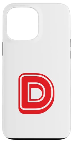 Buchstabe "D", Retro-Design, Rot Hülle für iPhone 13 Pro Max Buchstabe "D", Retro-Design, Rot Hülle für iPhone 13 Pro Max von Retro Outline Letter Tees