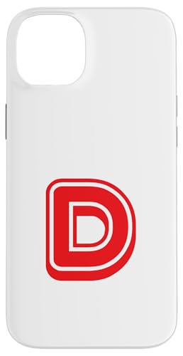 Buchstabe "D", Retro-Design, Rot Hülle für iPhone 14 Plus Buchstabe "D", Retro-Design, Rot Hülle für iPhone 14 Plus von Retro Outline Letter Tees