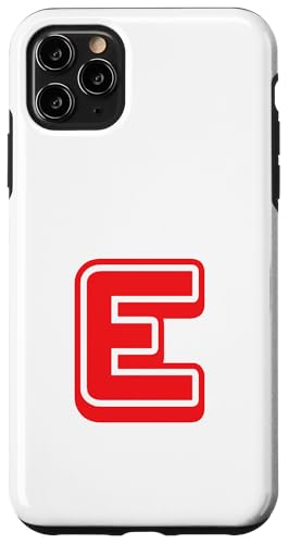 Buchstabe "E", Retro-Design, Rot Hülle für iPhone 11 Pro Max Buchstabe "E", Retro-Design, Rot Hülle für iPhone 11 Pro Max von Retro Outline Letter Tees