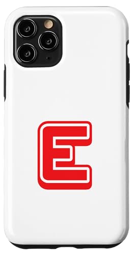 Buchstabe "E", Retro-Design, Rot Hülle für iPhone 11 Pro Buchstabe "E", Retro-Design, Rot Hülle für iPhone 11 Pro von Retro Outline Letter Tees