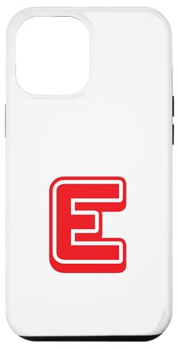 Buchstabe "E", Retro-Design, Rot Hülle für iPhone 12 Pro Max Buchstabe "E", Retro-Design, Rot Hülle für iPhone 12 Pro Max von Retro Outline Letter Tees