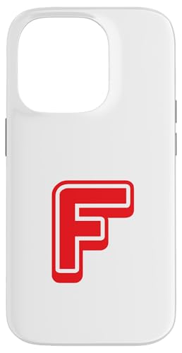 Buchstabe "F", Retro-Design, Rot Hülle für iPhone 14 Pro Buchstabe "F", Retro-Design, Rot Hülle für iPhone 14 Pro von Retro Outline Letter Tees