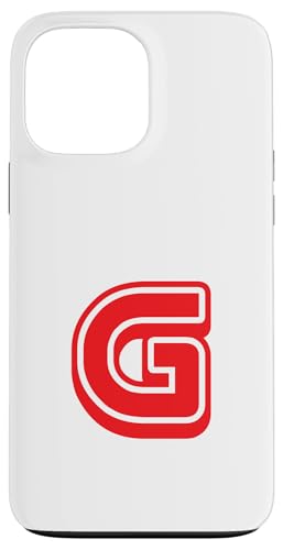 Buchstabe "G", Retro-Design, Rot Hülle für iPhone 13 Pro Max Buchstabe "G", Retro-Design, Rot Hülle für iPhone 13 Pro Max von Retro Outline Letter Tees