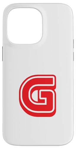 Buchstabe "G", Retro-Design, Rot Hülle für iPhone 14 Pro Max Buchstabe "G", Retro-Design, Rot Hülle für iPhone 14 Pro Max von Retro Outline Letter Tees