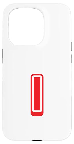Buchstabe "I", Retro-Design, Rot Hülle für iPhone 15 Pro Buchstabe "I", Retro-Design, Rot Hülle für iPhone 15 Pro von Retro Outline Letter Tees