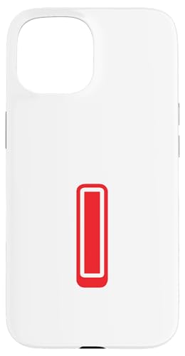 Buchstabe "I", Retro-Design, Rot Hülle für iPhone 15 Buchstabe "I", Retro-Design, Rot Hülle für iPhone 15 von Retro Outline Letter Tees