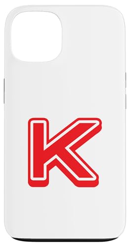 Buchstabe "K", Retro-Design, Rot Hülle für iPhone 13 Buchstabe "K", Retro-Design, Rot Hülle für iPhone 13 von Retro Outline Letter Tees