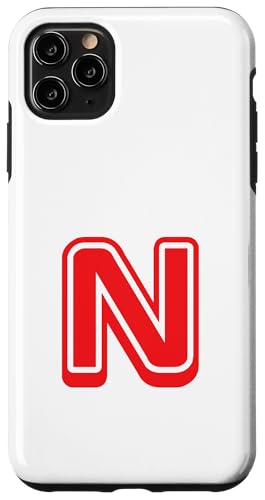 Buchstabe "N", Retro-Design, Rot Hülle für iPhone 11 Pro Max Buchstabe "N", Retro-Design, Rot Hülle für iPhone 11 Pro Max von Retro Outline Letter Tees