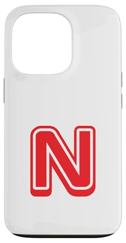 Buchstabe "N", Retro-Design, Rot Hülle für iPhone 13 Pro Buchstabe "N", Retro-Design, Rot Hülle für iPhone 13 Pro von Retro Outline Letter Tees