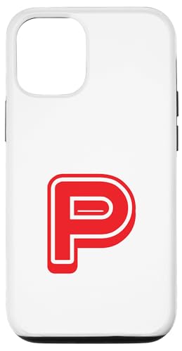 Buchstabe "P", Retro-Design, Rot Hülle für iPhone 12/12 Pro Buchstabe "P", Retro-Design, Rot Hülle für iPhone 12/12 Pro von Retro Outline Letter Tees