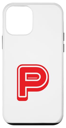 Buchstabe "P", Retro-Design, Rot Hülle für iPhone 12 mini Buchstabe "P", Retro-Design, Rot Hülle für iPhone 12 mini von Retro Outline Letter Tees